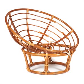 Кресло PAPASAN/ПАПАСАН 23/01 W /без подушки/ 115х101х104 см, Cognac (коньяк) TETCHAIR-5044