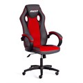 Кресло RACER GT new кож/зам/ткань, металлик/красный, 36/08 TETCHAIR-13249 - фото 38823