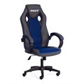 Кресло RACER GT new кож/зам/ткань, металлик/синий, 36/10 TETCHAIR-13252 - фото 38857