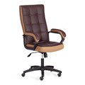 Кресло TRENDY (22) кож/зам/ткань, коричневый/бронзовый, 36-36/21 TETCHAIR-19516 - фото 40145