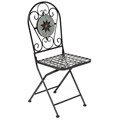 Стул Secret de Maison VICENZA (mod. PL08-1070-1-GBRN) металл, 36х35х91см, черный/плитка "ASTRA" TETCHAIR-11875 - фото 41054