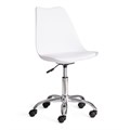 Офисное кресло TULIP (mod.106-1) металл/пластик/PU, 58 x 47 x 97см, White (белый) / Chrome (хром) TETCHAIR-21230 - фото 41661