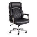 Кресло Atlant рецикл. кожа/иск. кожа, черный TETCHAIR-24330 - фото 41784