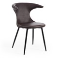 Стул FLAIR (mod. 9020) экокожа/металл, 60 х 56 х 78 см , коричневый 1/черный TETCHAIR-15165 - фото 41962
