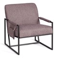 Кресло Charli LUX/Чарли Люкс велюр/букле, VT shape wood rose, 70х80х82 см TETCHAIR-24904 - фото 42170