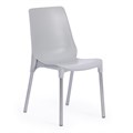 Стул GENIUS (mod 75) металл/пластик, 46x56x84cм, серый/ножки хром TETCHAIR-19113 - фото 42297