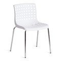 Стул SKALBERG (mod. C-084-A) металл/пластик, 46 х 56 х 79 см, White (белый) / Chrome (хром) TETCHAIR-19260 - фото 42329