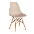 Стул CINDY (EAMES) (mod. 1801) дерево бук/металл/сиденье пластик, 45x51x82 см, Beige (Бежевый) TETCHAIR-19827 - фото 42367