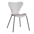 Стул Jacobsen (mod DC 102-1) пластик/металл, 45 х 54.5 х 80 см, Grey (Cерый) /Black (Черный) TETCHAIR-21264 - фото 42488