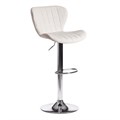 Стул барный AVIONIC (mod. KY712A) металл/экокожа, 45*53*86-107 см, белый/хром TETCHAIR-15095 - фото 42721