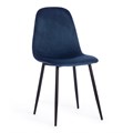 Стул BREEZE (mod. 4724) Велюр/металл , 44 х 53 х 87 см, Blue (синий) HLR63 / черный TETCHAIR-19183 - фото 43066