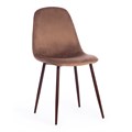 Стул BREEZE (mod. 4724) Велюр/металл , 44 х 53 х 87 см, Brown (коричневый) HLR11 / орех TETCHAIR-19184 - фото 43075