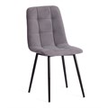 Стул CHILLY MAX  Велюр/металл , 45 х 54 х 90 см , темно-серый/черный TETCHAIR-19944 - фото 43182