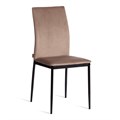 Стул CAPRI (mod. BC565-DC) металл, флок, 43 х 53 х 92 см, Beige (бежевый) HLR8 / черный TETCHAIR-21260 - фото 43300