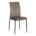 Стул CAPRI (mod. BC565-DC) металл, флок, 43 х 53 х 92 см, Dark grey (темно-серый) HLR24 / черный TETCHAIR-21261 - фото 43310