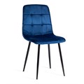 Стул CHILLY (mod. JSC-220) Велюр/металл , 44,5х52,5х88 см, Blue (синий) HLR64 / черный TETCHAIR-21494 - фото 43331