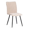 Стул обеденный Bari ткань велюр, 46х55х89, молочный/черный, (Porsche 2) TETCHAIR-21653 - фото 43364