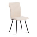 Стул обеденный Monte Carlo флок , молочный/черный, 4, 50х55х93 TETCHAIR-24609 - фото 43556