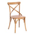 Стул CROSS (mod.CB2001) дерево вяз, 49.5*53.5*87, Груша (№3) TETCHAIR-10980 - фото 44191