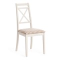 Стул Picasso ( PC-SC ) дерево гевея, 45х53х97см, ivory white (слоновая кость 2-5), ткань: клетка мелкая (S505-18) TETCHAIR-12349 - фото 44213