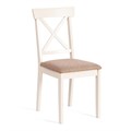 Стул Гольфи 2/ Golfi 2 дерево гевея, 45*51*94, ivory white, ткань кор.-зол. (1505-9) TETCHAIR-14117 - фото 44268