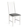 Стул SWEDEN Многослойная фанера, 41*40*99 см, white, ткань тёмно-серая (150) разобранный TETCHAIR-20019 - фото 44301