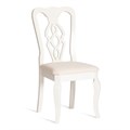 Стул - Афродита/ Aphrodite дерево гевея, 46х54х99см, Ivory white, ткань кремовая с рисунком (А04) TETCHAIR-20118 - фото 44321