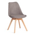 Стул TULIP SOFT (mod. 053V) дерево/пластик/ткань, 49,5 x 54,5 x 84 см, Серый (Grey) LY1701-26 TETCHAIR-21129 - фото 44406