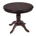 Стол STEFANO круглый бук, мдф, D90+30x77см, Tobacco TETCHAIR-14119 - фото 44612