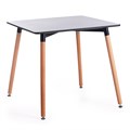 Стол JOHN (mod. T1003) МДФ/дерево, 80 х 80 х 75 см , Black (черный)/ Natural (натуральный) TETCHAIR-15174 - фото 44648