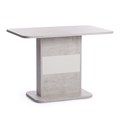 Стол обеденный SMART ЛДСП, 105-140х68,6х75 см, Белый бетон/Белый TETCHAIR-18993 - фото 44693
