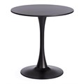 Стол TULIP 70 (mod. 46) металл / МДФ, 70 x 70 x 75 см, Black (черный) TETCHAIR-19705 - фото 44739