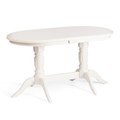 Стол COPPOLA бук, мдф, 140+40x80x77см, Ivory white TETCHAIR-20575 - фото 44743