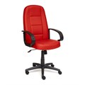 Кресло СН747 кож/зам, красный, 36-161 TETCHAIR-7707 - фото 45259