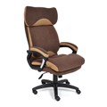 Кресло DUKE флок/ткань, коричневый/бронза, 6/TW-21 TETCHAIR-14043 - фото 45761
