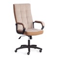 Кресло TRENDY (22) флок/ткань, бежевый/бронза, 7/TW-21 TETCHAIR-19521 - фото 46798