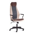 Кресло AVIATOR флок, ткань , коричневый/бежевый/серый, 6/7/W-12 TETCHAIR-21647 - фото 47687