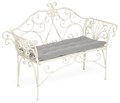 Скамья Secret de Maison BEAUJOLAIS + подушка (mod. PL08-8574) металл, 136х46х96см, белый антик (antique white) TETCHAIR-13516 - фото 48105