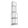 Этажерка угловая Secret De Maison Nicole (PL08-10338) стальной сплав, черный, 48х33х159 см TETCHAIR-24833 - фото 48187