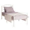 Кровать ROXIE 90*200 см (Single bed), белый (White) TETCHAIR-10952 - фото 48548