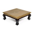 Столик Secret De Maison GOLDEN HAVELY ( mod. BJ-002) дерево манго, 46х46x18, этническая чеканка TETCHAIR-14147 - фото 48836
