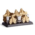 Подсвечник Secret De Maison MAPLE2 ( mod. 9374 ) алюминиевый сплав, 31,5x15x17 см, золотой, черный/gold, black powder coated TETCHAIR-20311 - фото 49121