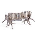 Подсвечник Secret De Maison OCTOPUS3 ( mod. 3923 ) алюминиевый сплав, 24,5x11,5x11 см, никель/nickel antique TETCHAIR-20314 - фото 49133