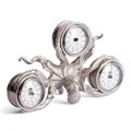 Часы настольные Secret De Maison OCTOPUS ( mod. 9686 ) алюминиевый сплав, 33,5x14x21,5 см, никель/nickel TETCHAIR-20318 - фото 49154