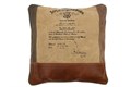 Подушка Secret De Maison THOMAS ( mod. M-7043 )   кожа буйвола / ткань, 40 х 40см, коричневый, ткань: винтаж TETCHAIR-10318 - фото 49244