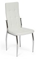 Стул ELFO ( mod.35 ) металл/экокожа, 45х53х100х47см, хром/белый TETCHAIR-11415 - фото 49981