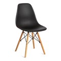 Стул CINDY (EAMES) (mod. 001) дерево бук/металл/сиденье пластик, 51x46x82см, черный/black TETCHAIR-11465 - фото 50314