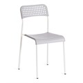 Стул ADDE (mod. C-049) металл/пластик, 39 х 49 х 78 см, Grey (серый) /White (белый) TETCHAIR-19256 - фото 50582