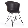 Стул KRANZ (mod. 9322М) / 1 шт. в упаковке экокожа / пластик , 53 х 55 х 45 х 76,5, Grey (Cерый) 7 / Olive (Оливковый) 19 / черный TETCHAIR-19714 - фото 50709