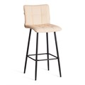 Барный стул  Bari/Бари экокожа , бежевый, 45х56х110 см TETCHAIR-24909 - фото 51123
